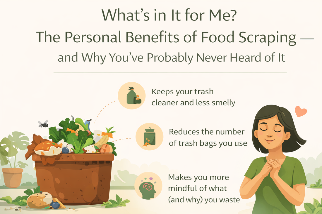 What’s in It for Me? The Personal Benefits of Food Scraping — and Why You’ve Probably Never Heard of It