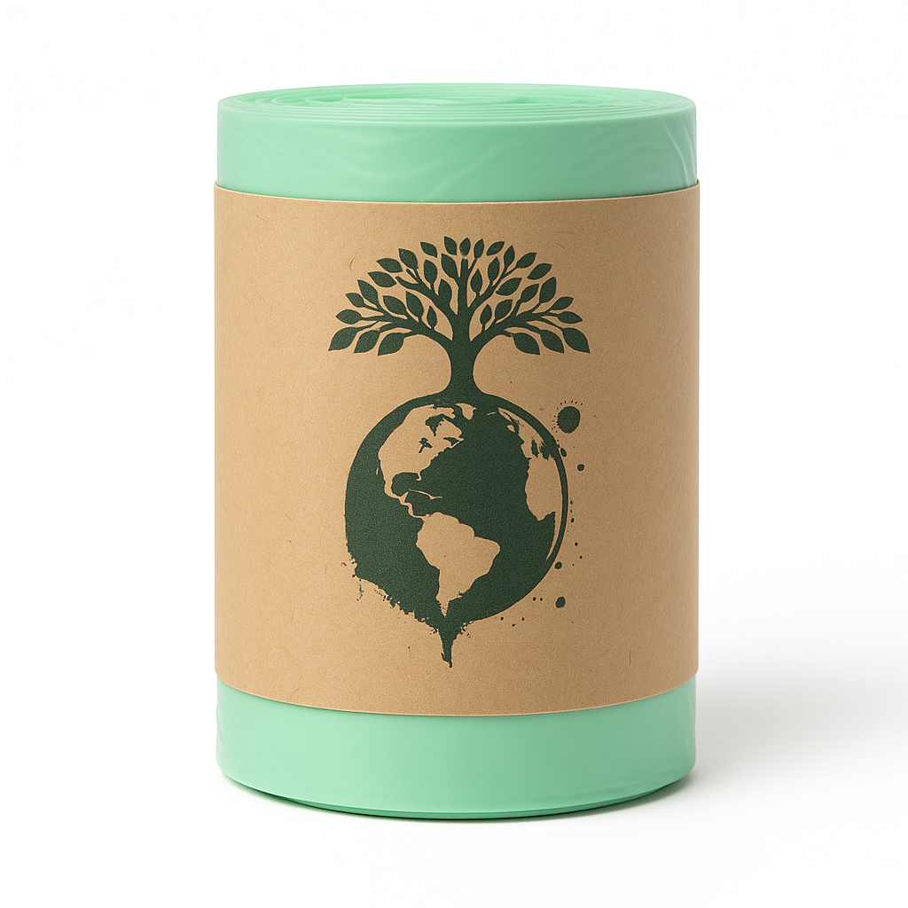 EcoGreen 5–6L Compostable Bin Liners (50 Count)